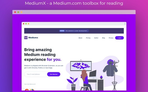 浏览器界面美化MediumX