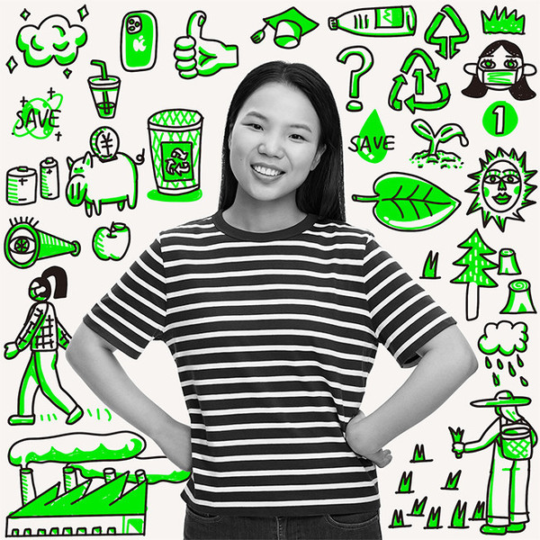 石兰香2017年曾参加中国绿色创新夏季学院项目，之后在北京做了三年“大学生村官”