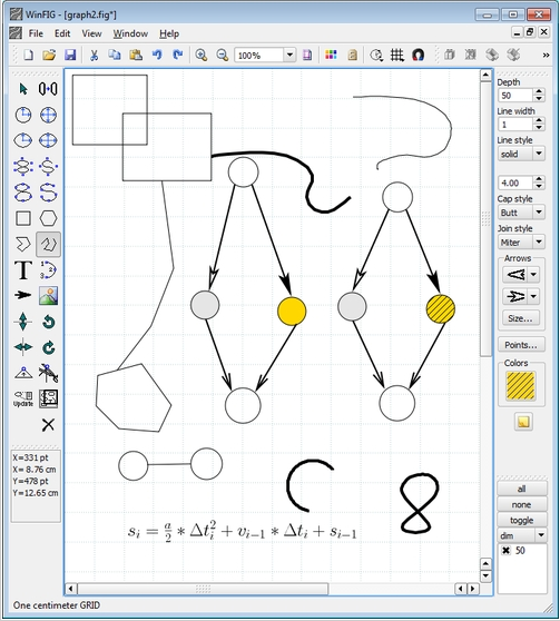 WinFIG(CAD矢量图形编辑器)