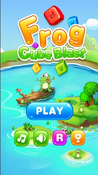 青蛙消消乐游戏(Frog Cube Blast)