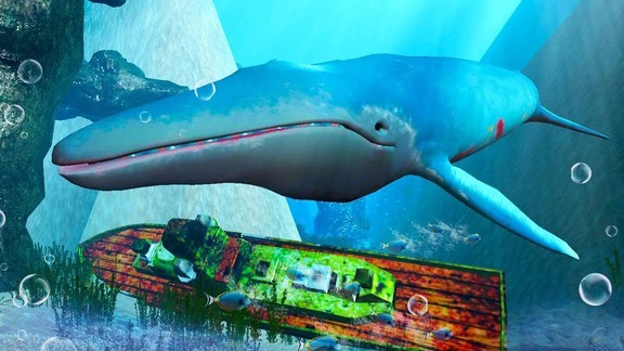 蓝鲸海洋生物模拟3d游戏