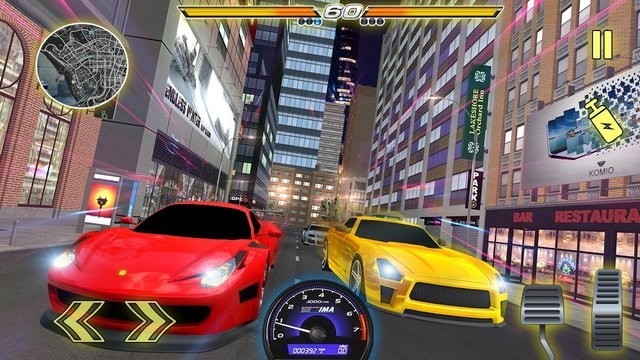 疯狂的速度赛车3d免费版(crazy speed car racing 3d)