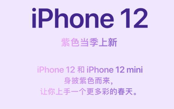 紫色iPhone12真机图文展示